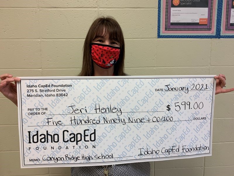 Jeri Henley - Idaho CapEd Foundation Teacher Grant Winner