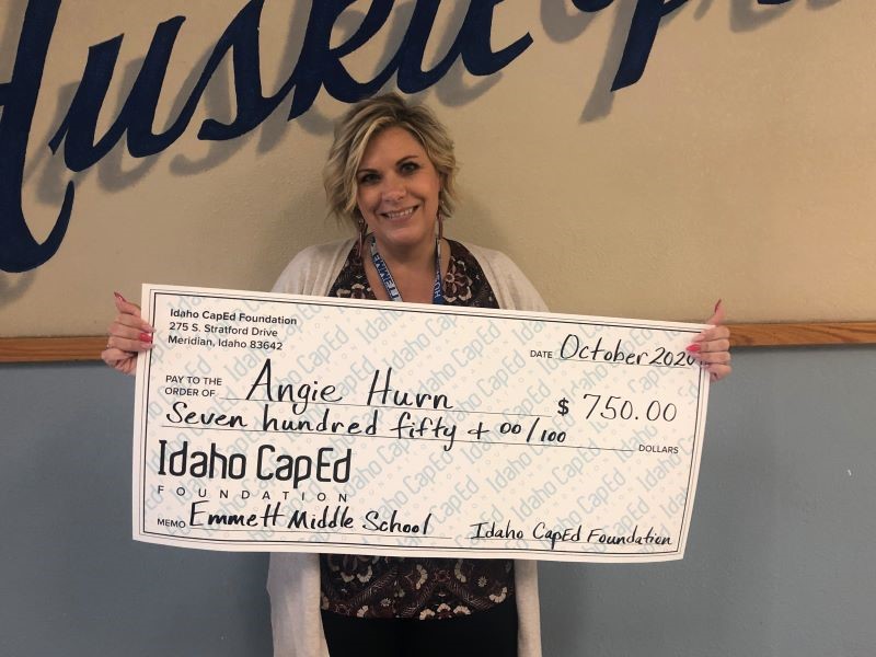 Angie Hurn - Idaho CapEd Foundation Teacher Grant Winner
