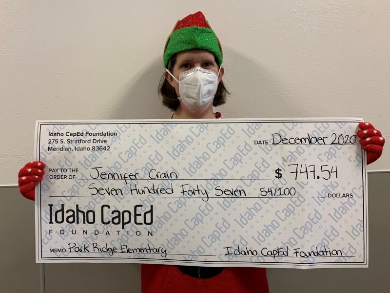 Jennifer Crain - Idaho CapEd Foundation Teacher Grant Winner