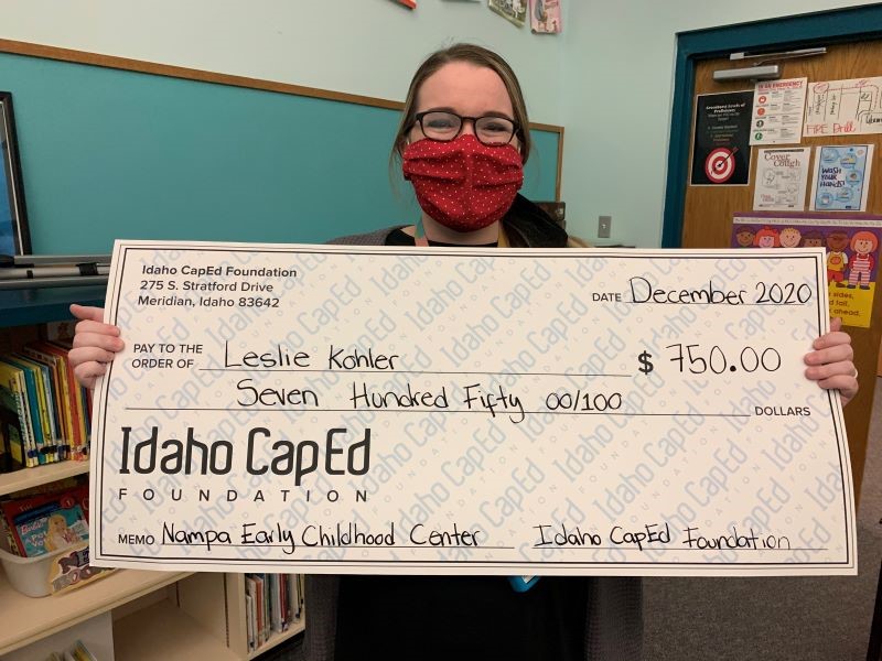 Leslie Kohler - Idaho CapEd Foundation Teacher Grant Winner