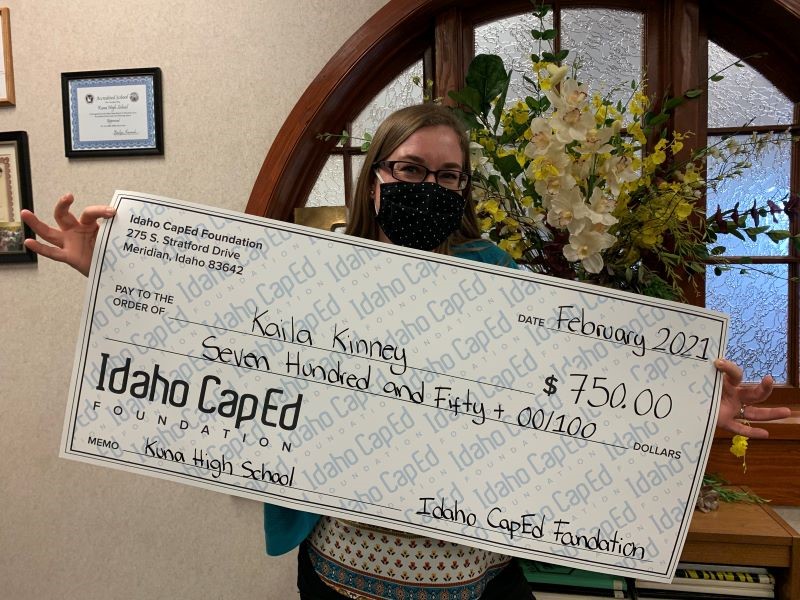 Kaila Kinney - Idaho CapEd Foundation Teacher Grant Winner