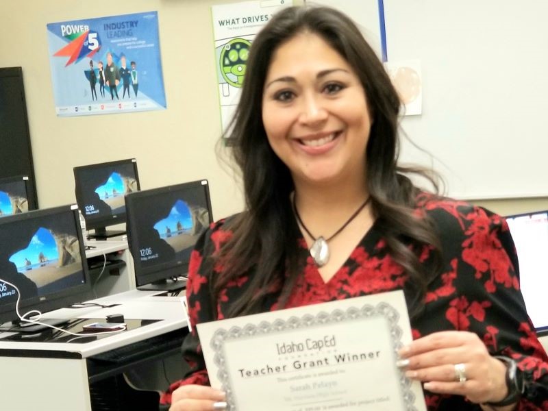 Sarah Pelayo - Idaho CapEd Foundation Teacher Grant Winner