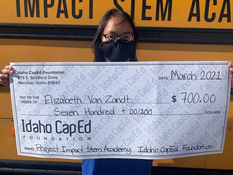 Elizabeth Van Zandt - Idaho CapEd Foundation Teacher Grant Winner