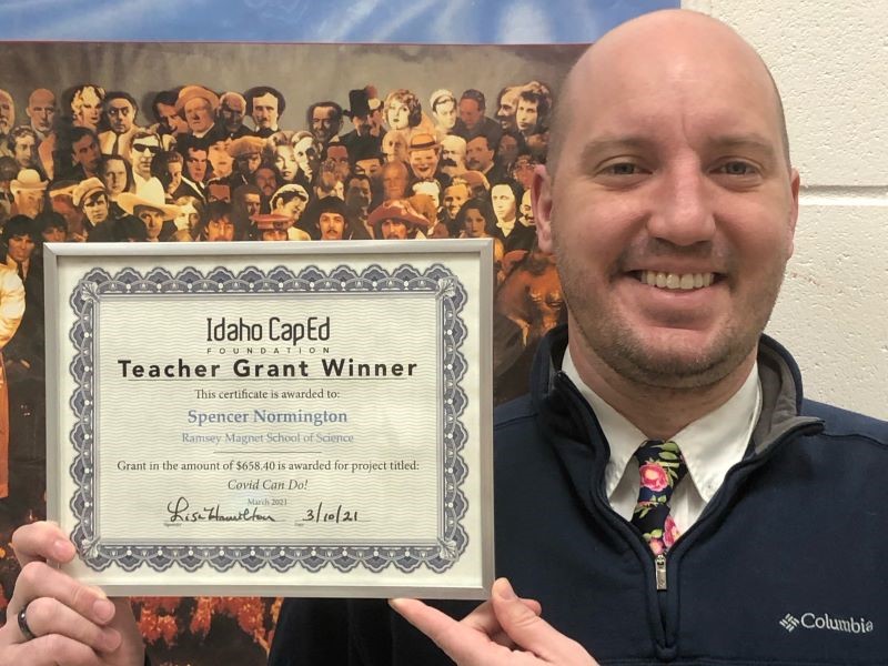 Spencer Normington - Idaho CapEd Foundation Teacher Grant Winner