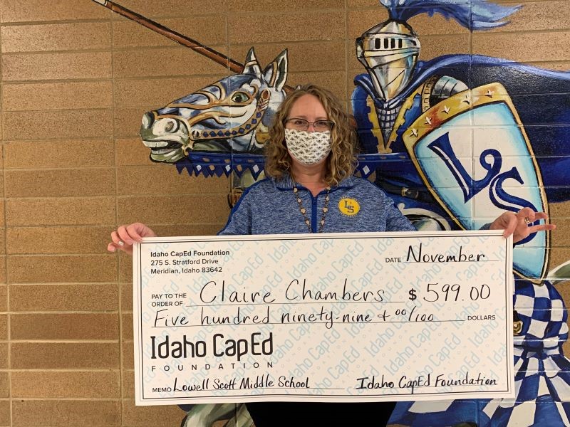 Claire Chambers - Idaho CapEd Foundation Teacher Grant Winner