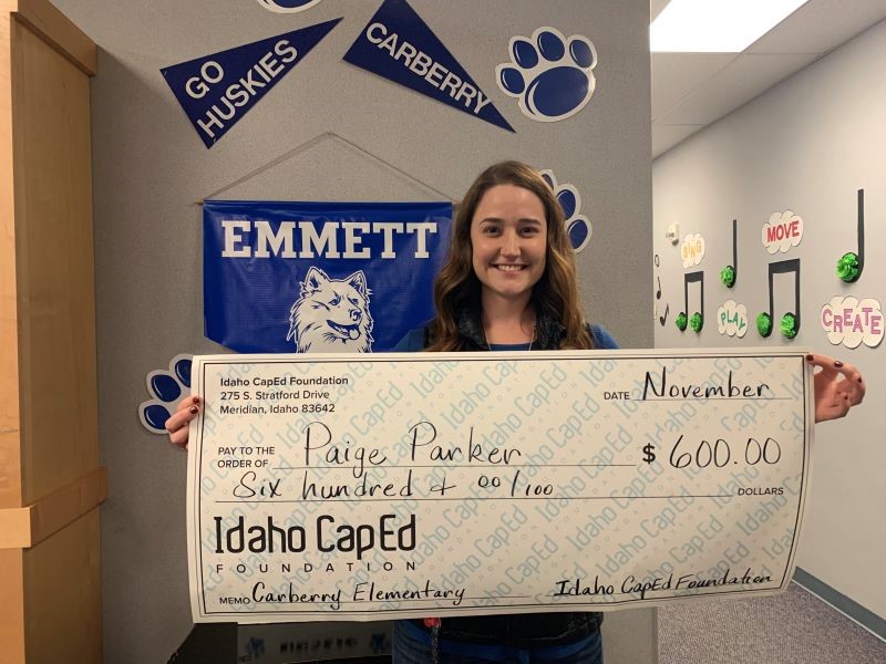 Paige Parker - Idaho CapEd Foundation Teacher Grant Winner