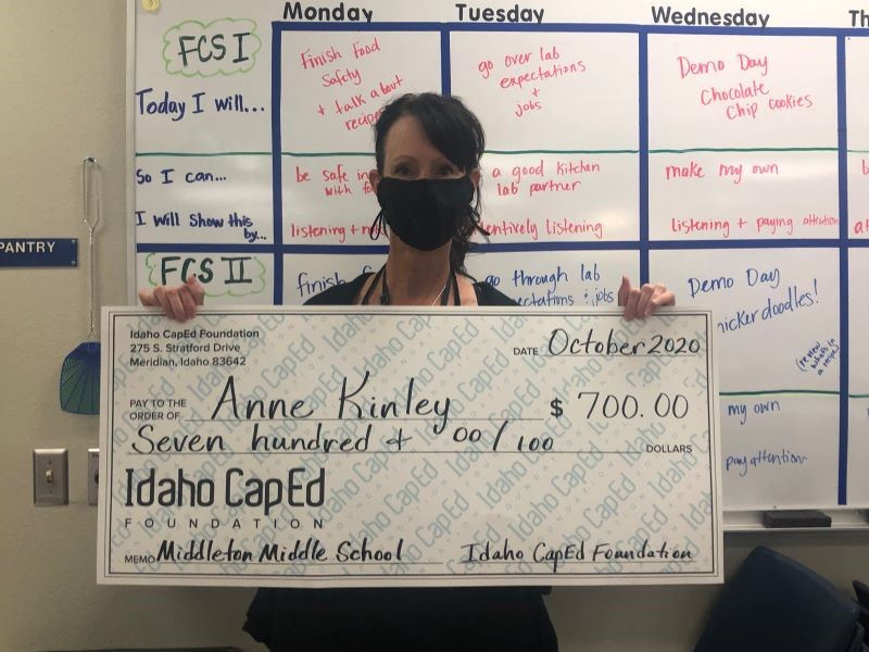 Anne Kinley - Idaho CapEd Foundation Teacher Grant Winner