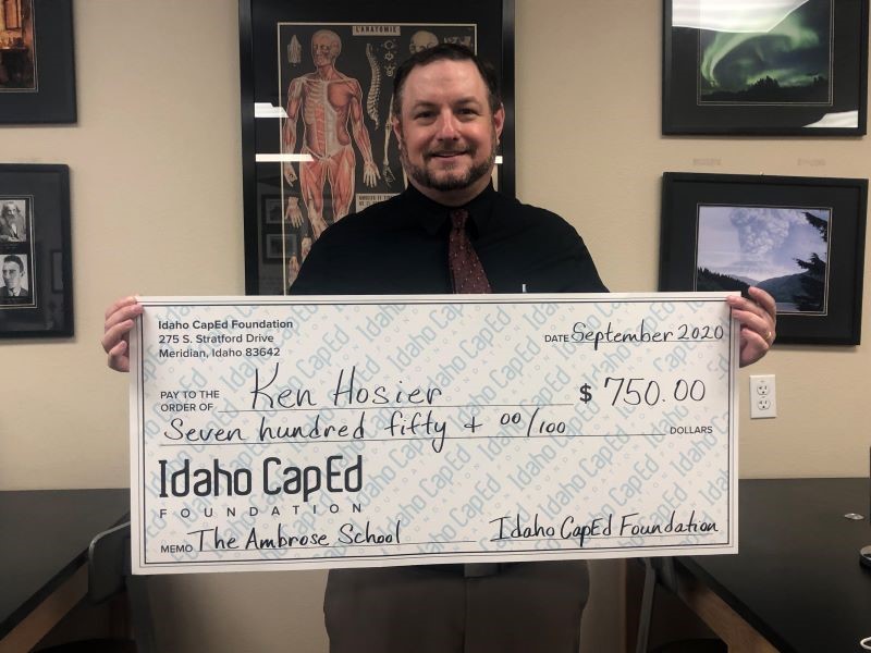 Ken Hosier - Idaho CapEd Foundation Teacher Grant Winner