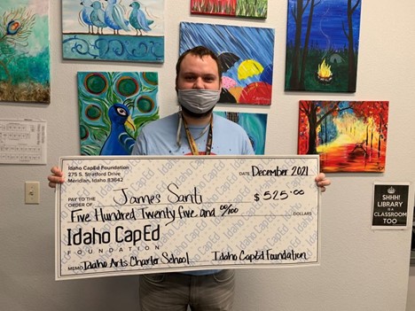 Tyler Santi - December 2021 Idaho CapEd Foundation Teacher Grant Winner