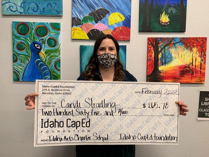 Candi Stradling - February 2022 Idaho CapEd Foundation Teacher Grant Winner