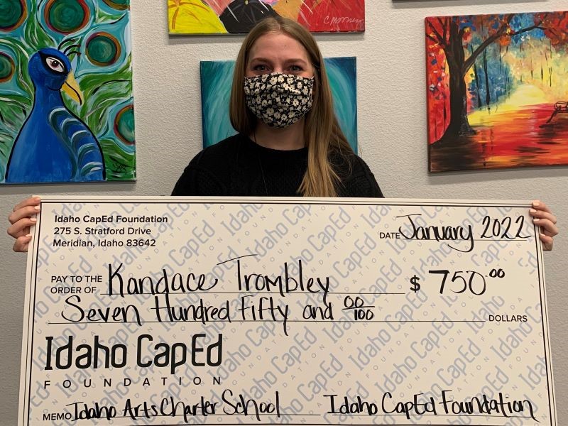 Kandace Trombley - January 2022 Idaho CapEd Foundation Teacher Grant Winner