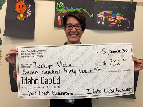 Terilyn Victor - September 2021 Idaho CapEd Foundation Teacher Grant Winner