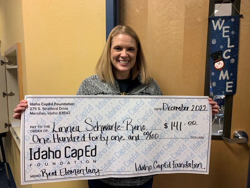 Linnea Schwartz-Reno - December 2022 Idaho CapEd Foundation Teacher Grant Winner