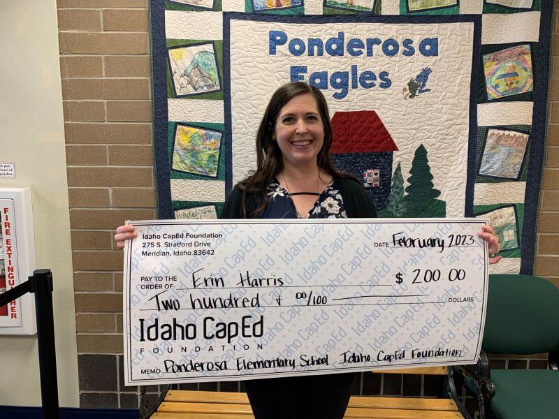 Erin Harris - February 2023 Idaho CapEd Foundation Teacher Grant Winner