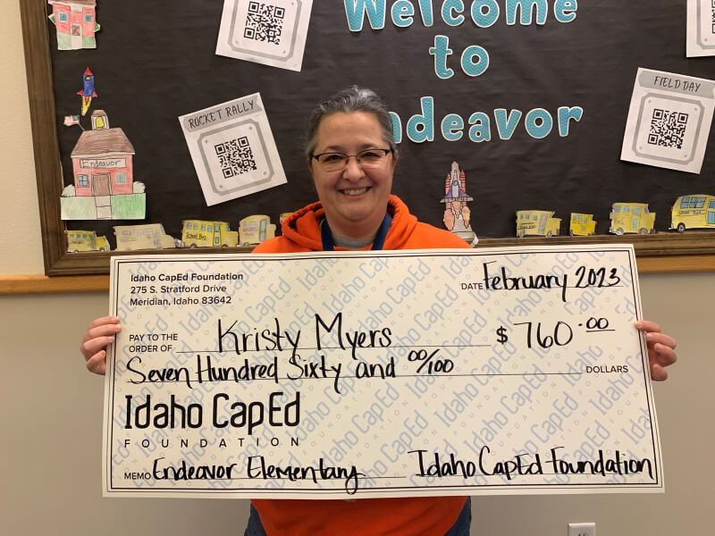 Kristi Myers - February 2023 Idaho CapEd Foundation Teacher Grant Winner
