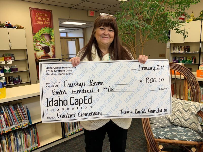 Carolyn Knam - January 2023 Idaho CapEd Foundation Teacher Grant Winner