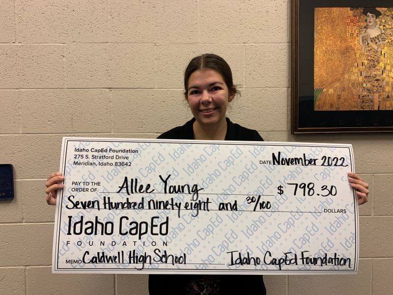Allee Young - November 2022 Idaho CapEd Foundation Teacher Grant Winner