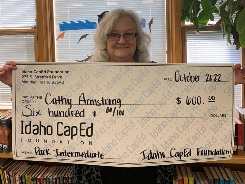 Cathy Armstrong - October 2022 Idaho CapEd Foundation Teacher Grant Winner