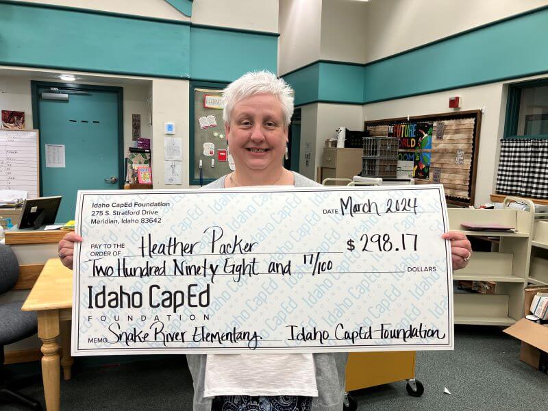 Heather Packer - March 2024 Idaho CapEd Foundation Teacher Grant Winner