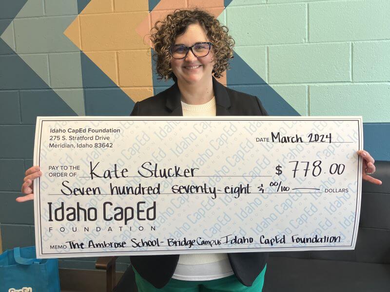 Kate Stucker - March 2024 Idaho CapEd Foundation Teacher Grant Winner