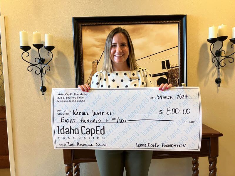 Nicole Ingersoll - March 2024 Idaho CapEd Foundation Teacher Grant Winner