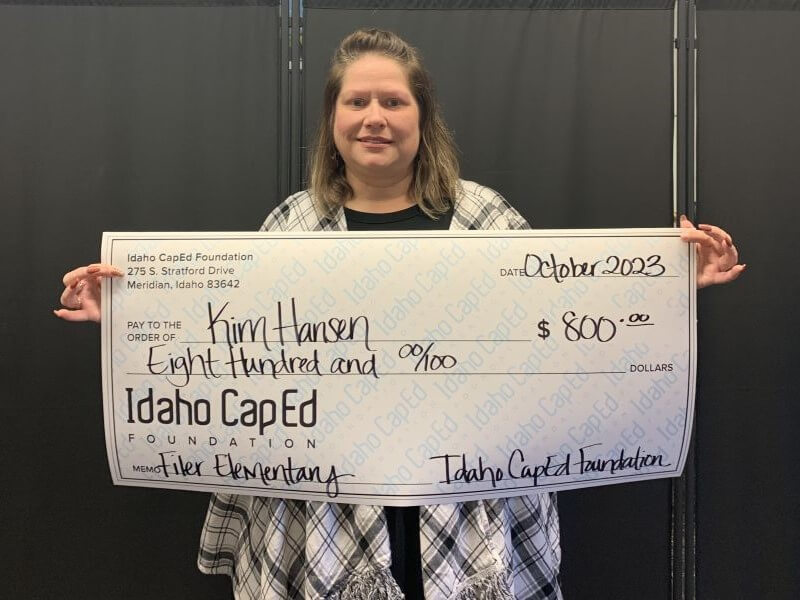 Kim Hansen - October 2023 Idaho CapEd Foundation Teacher Grant Winner