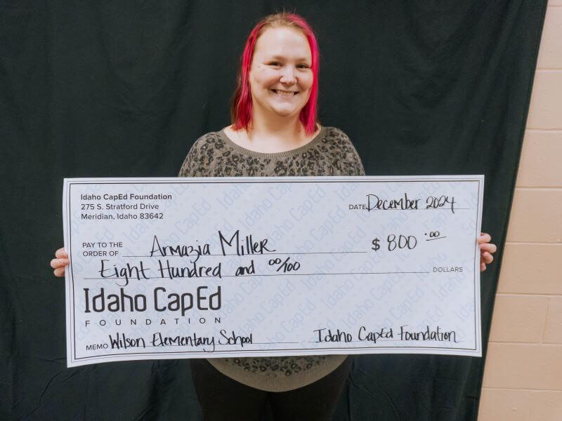 Armazia Miller - December 2024 Idaho CapEd Foundation Teacher Grant Winner