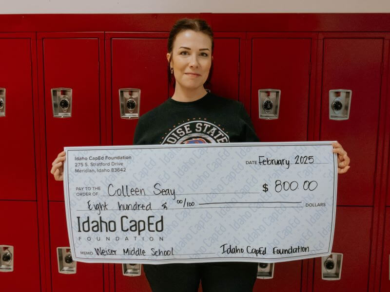Colleen Seay - February 2025 Idaho CapEd Foundation Teacher Grant Winner