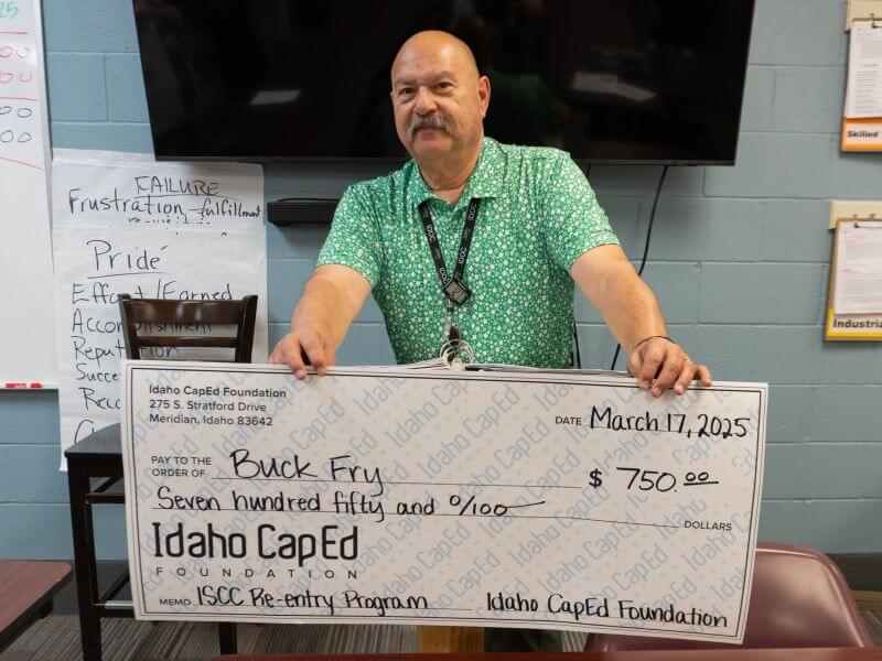 Buck Fry - March 2025 Idaho CapEd Foundation Teacher Grant Winner