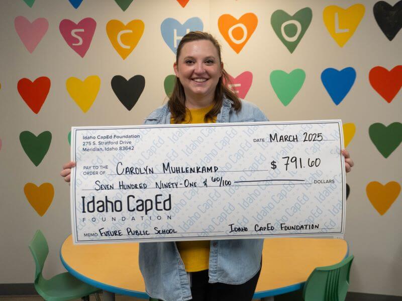 Carolyn Muhlenkamp - March 2025 Idaho CapEd Foundation Teacher Grant Winner