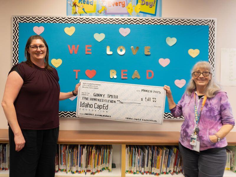 Ginny Smith - March 2025 Idaho CapEd Foundation Teacher Grant Winner