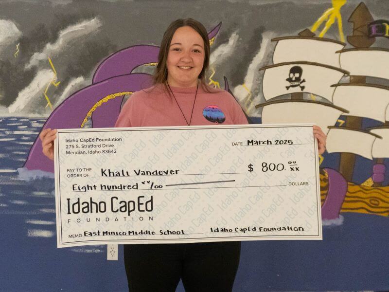Khali Vandever - March 2025 Idaho CapEd Foundation Teacher Grant Winner