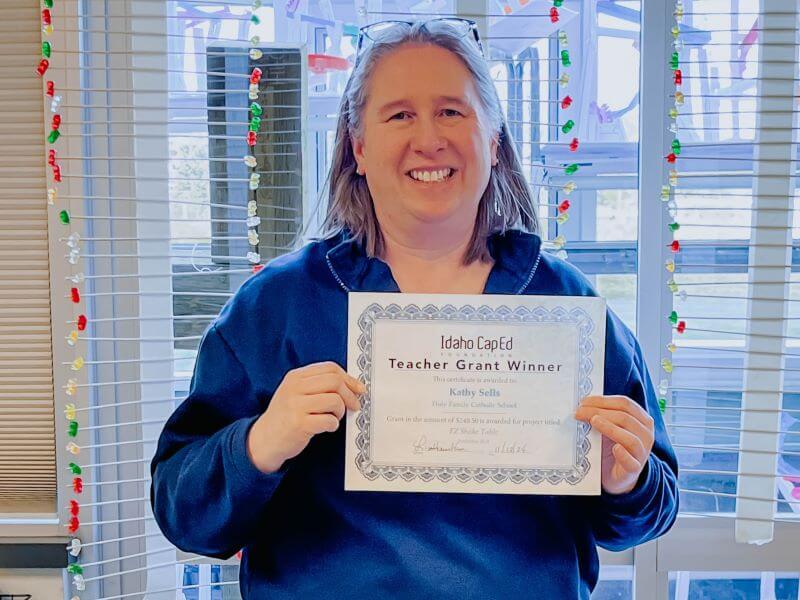 Kathy Sells - November 2024 Idaho CapEd Foundation Teacher Grant Winner