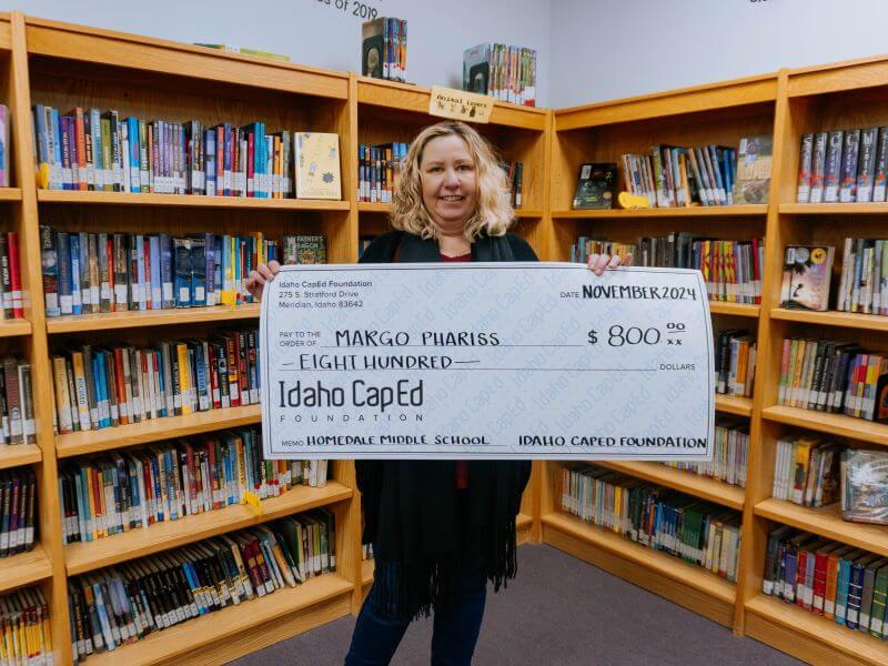 Margo Phariss - November 2024 Idaho CapEd Foundation Teacher Grant Winner