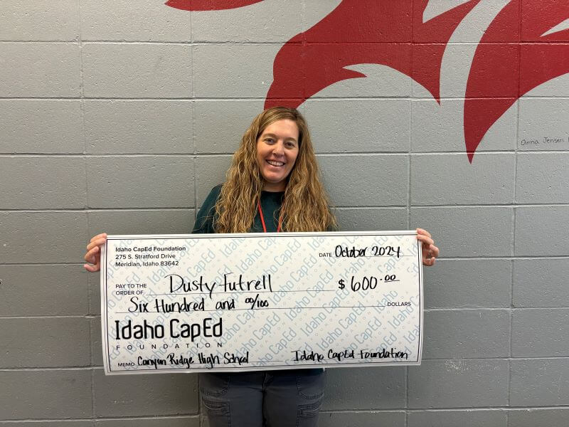 Dusty Futrell - October 2024 Idaho CapEd Foundation Teacher Grant Winner