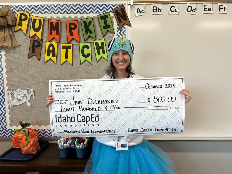 Jane Delamarter - October 2024 Idaho CapEd Foundation Teacher Grant Winner