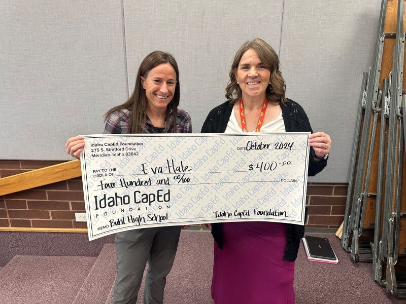 Shari Moulton - October 2024 Idaho CapEd Foundation Teacher Grant Winner