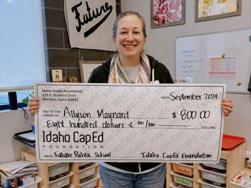 Allyson Maynard - September 2024 Idaho CapEd Foundation Teacher Grant Winner