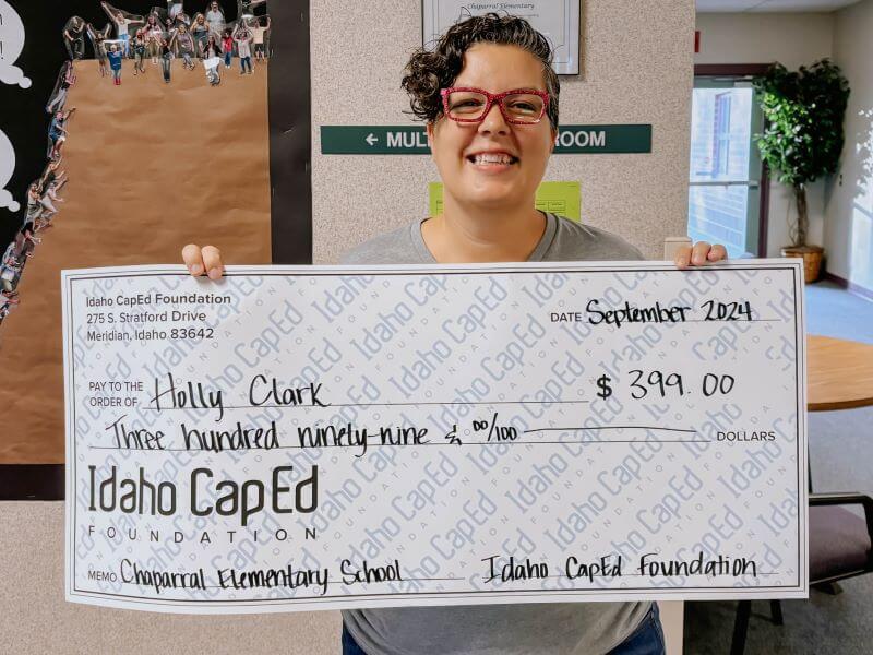 Holly Clark - September 2024 Idaho CapEd Foundation Teacher Grant Winner