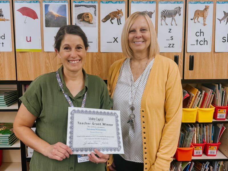 Savanna Williamson - September 2024 Idaho CapEd Foundation Teacher Grant Winner