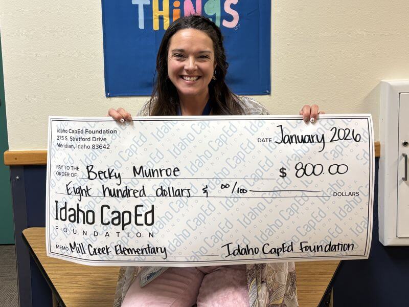Becky Munroe - January 2026 Idaho CapEd Foundation Teacher Grant Winner