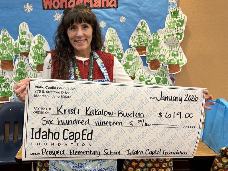 Kristi Kakalow-Buxton - January 2026 Idaho CapEd Foundation Teacher Grant Winner