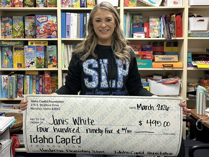 Janis White - March 2026 Idaho CapEd Foundation Teacher Grant Winner