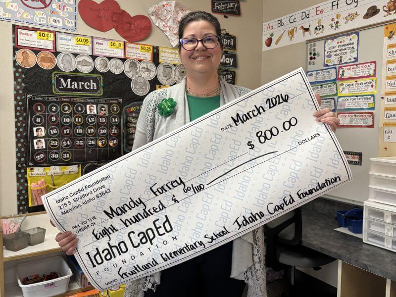 Mandy Forrey - March 2026 Idaho CapEd Foundation Teacher Grant Winner