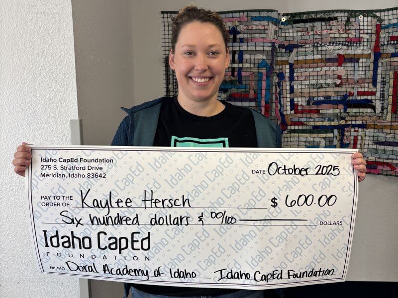 Kaylee Hersch - October 2025 Idaho CapEd Foundation Teacher Grant Winner