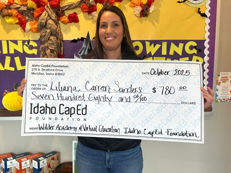 Liliana Carreon-Sanders - October 2025 Idaho CapEd Foundation Teacher Grant Winner