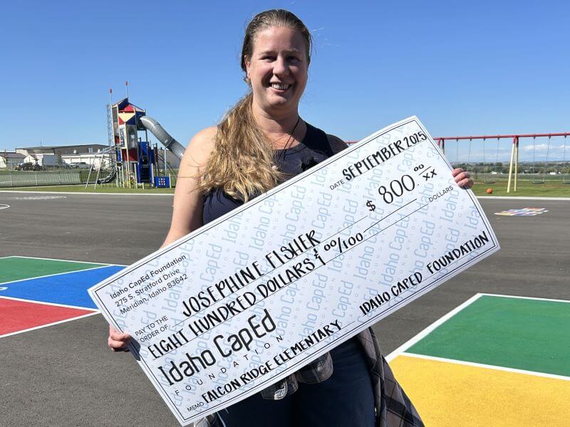 Josephine Fisher - September 2025 Idaho CapEd Foundation Teacher Grant Winner
