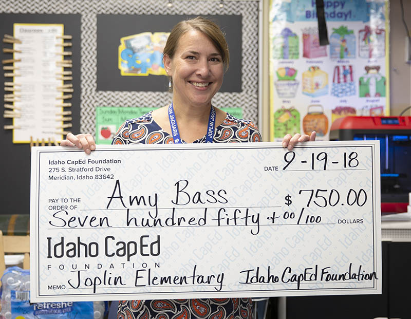 Amy Bass - Idaho CapEd Foundation Teacher Grant Winner