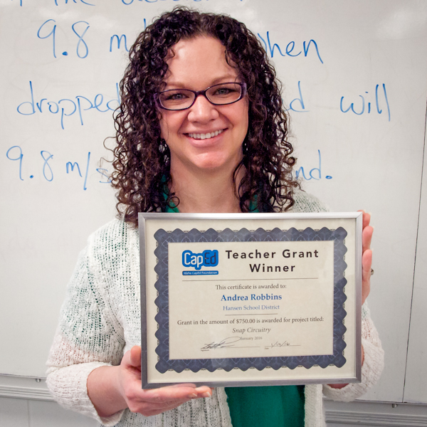 Andrea Robbins - Idaho CapEd Foundation Teacher Grant Winner