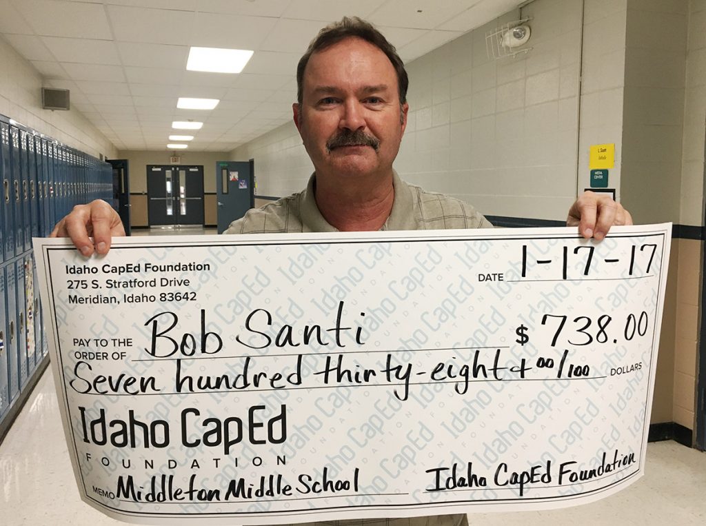 Bob Santi - Idaho CapEd Foundation Teacher Grant Winner